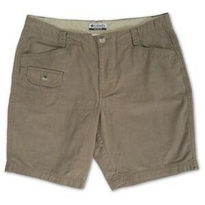 Columbia Womens‎ Hiking Shorts Size 10 Utility Outdoor Casual Khaki Beige Brown